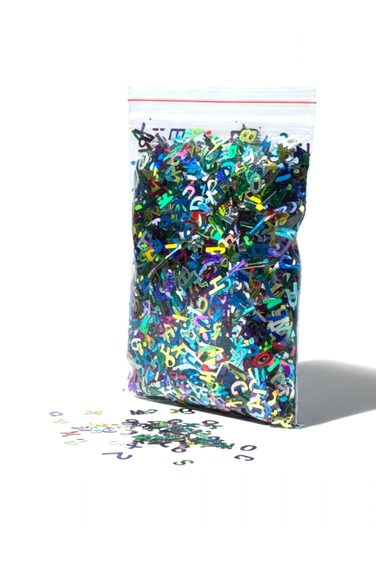 Holografik Harf Glitter Mavi - Yeşil – 5 gr