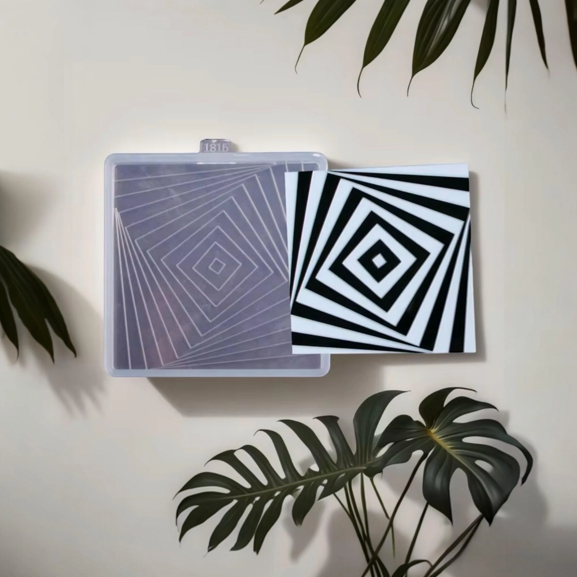 Stonechem 3 Boyutlu Kare Bardak Altlığı