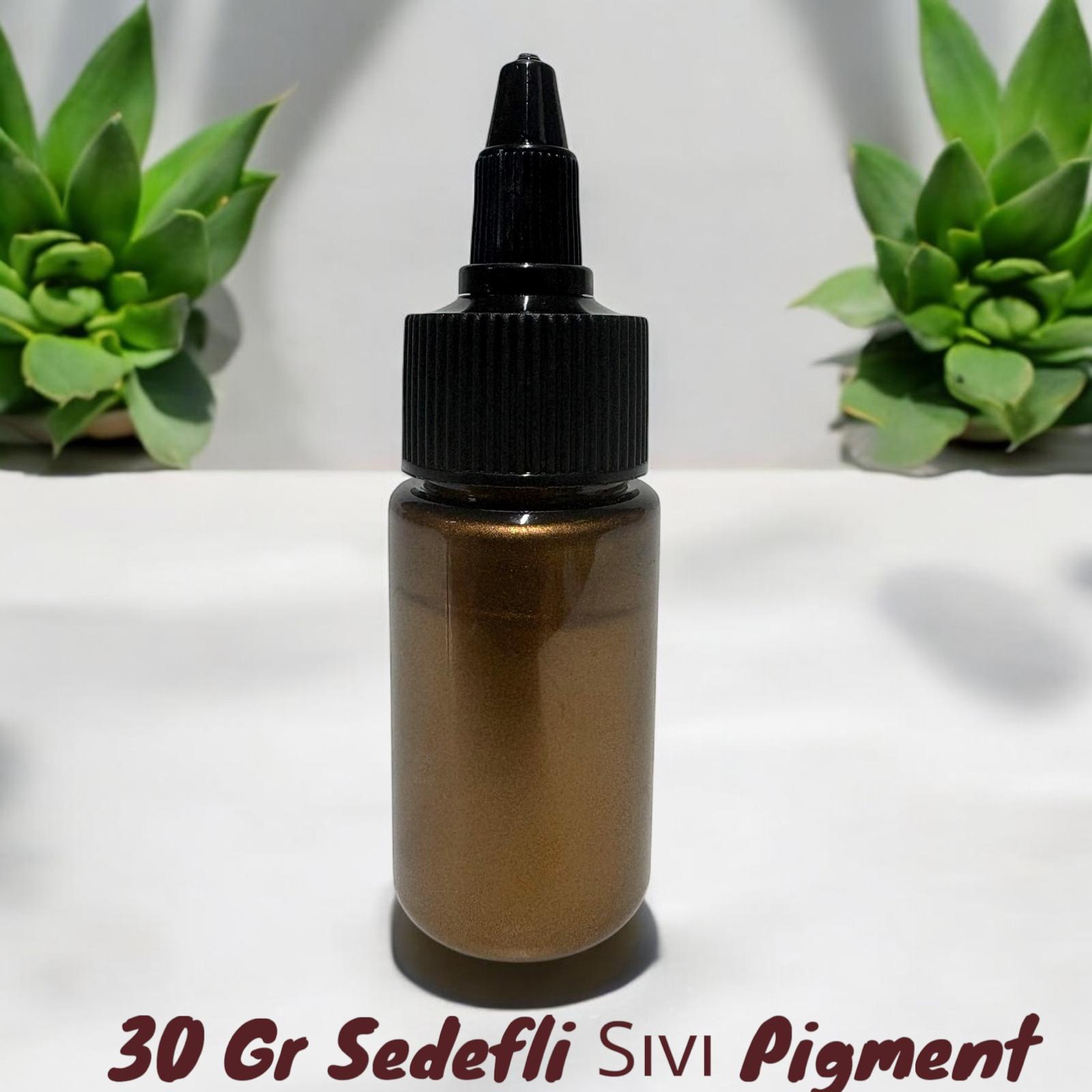 Epoksi Bazlı KAHVERENGİ Parlak Sıvı Sedefli Pigment Hobi,Sanat,Ahşap,Magnet