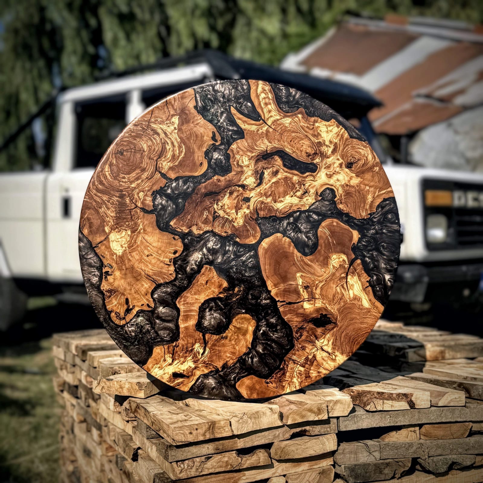 Ultra Şeffaf Epoksi Reçine – 15 kg (Hobi, Sanat, Tepsi, Magnet, Ahşap İçin)