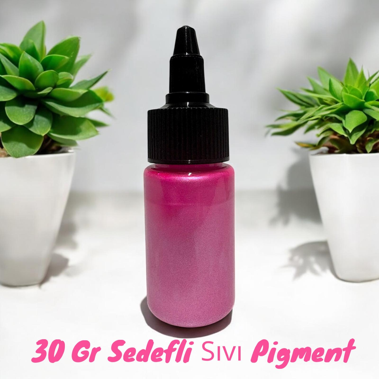 Epoksi Bazlı PEMBE Parlak Sıvı Sedefli Pigment 30 Gr Hobi,Sanat,Ahşap,Magnet