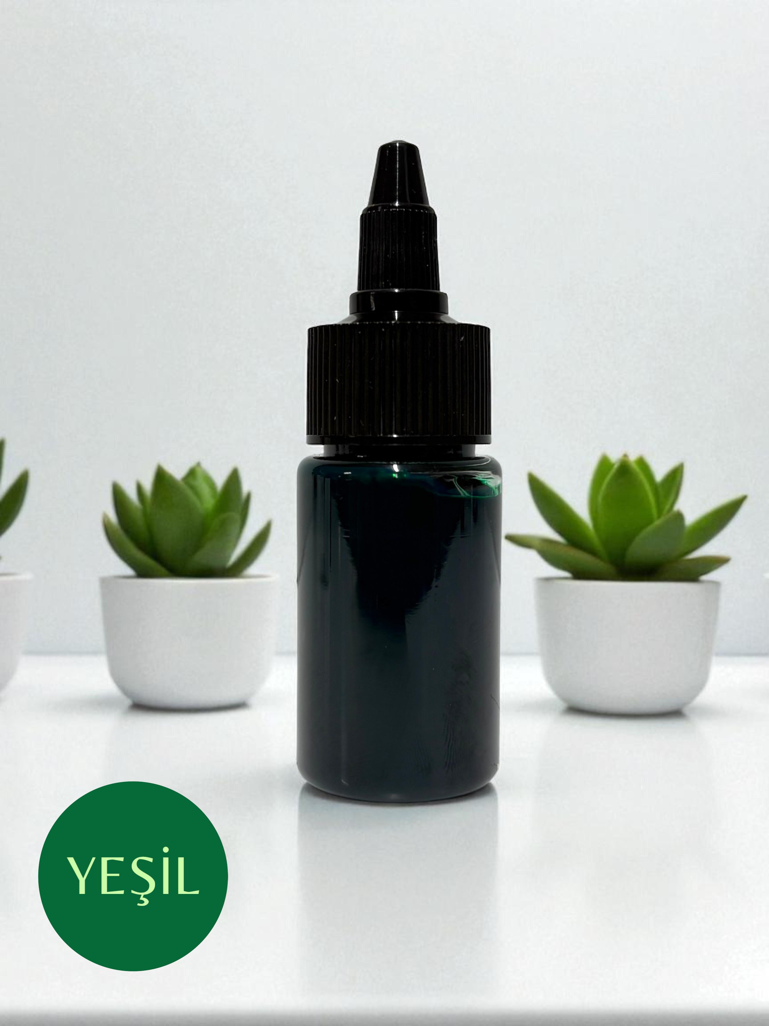 Yüksek Kalite Opak ve Transparan Epoksi Pigment YEŞİL Renk 35 Gr
