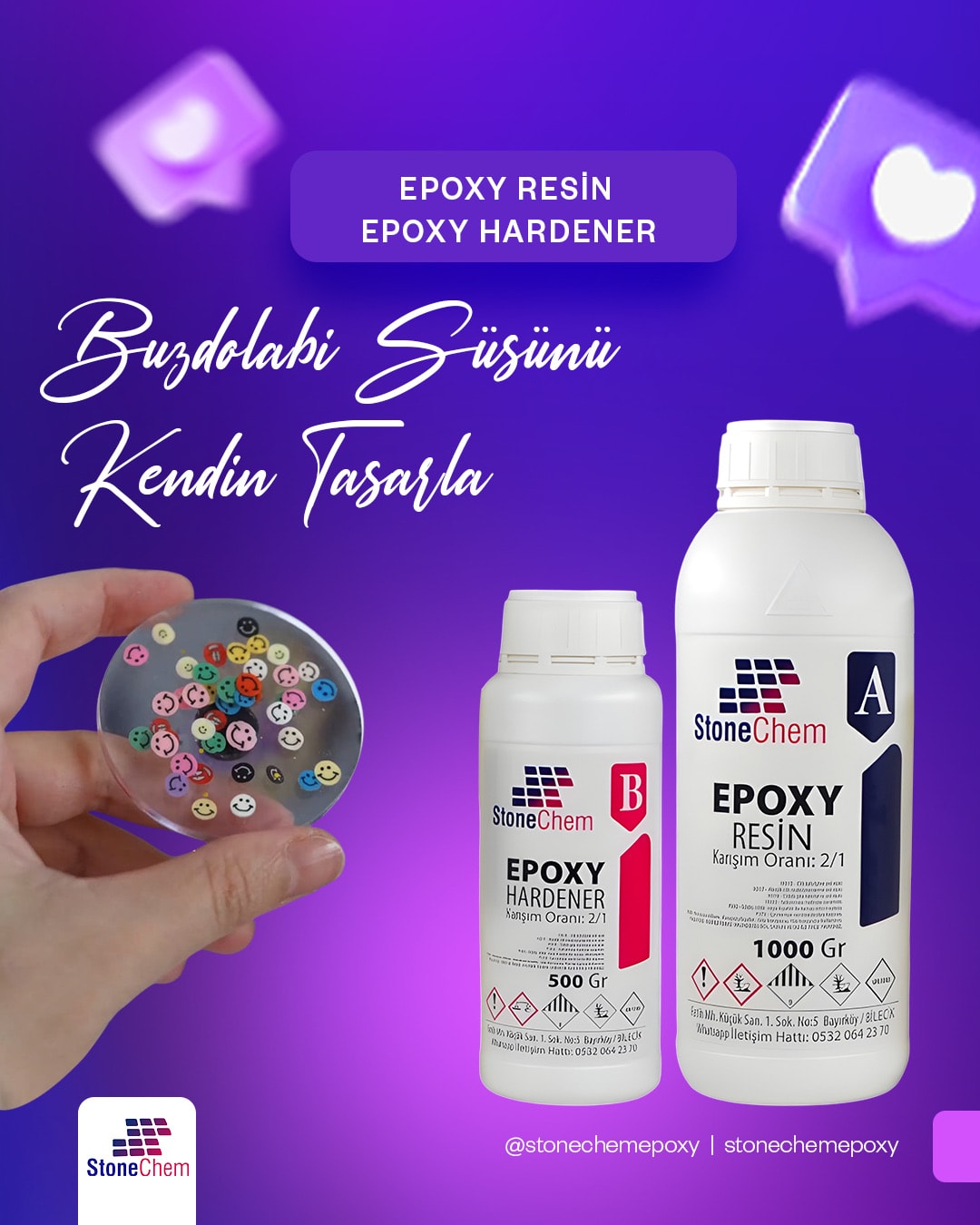 Stonechem Magnet ve Süs Seti 