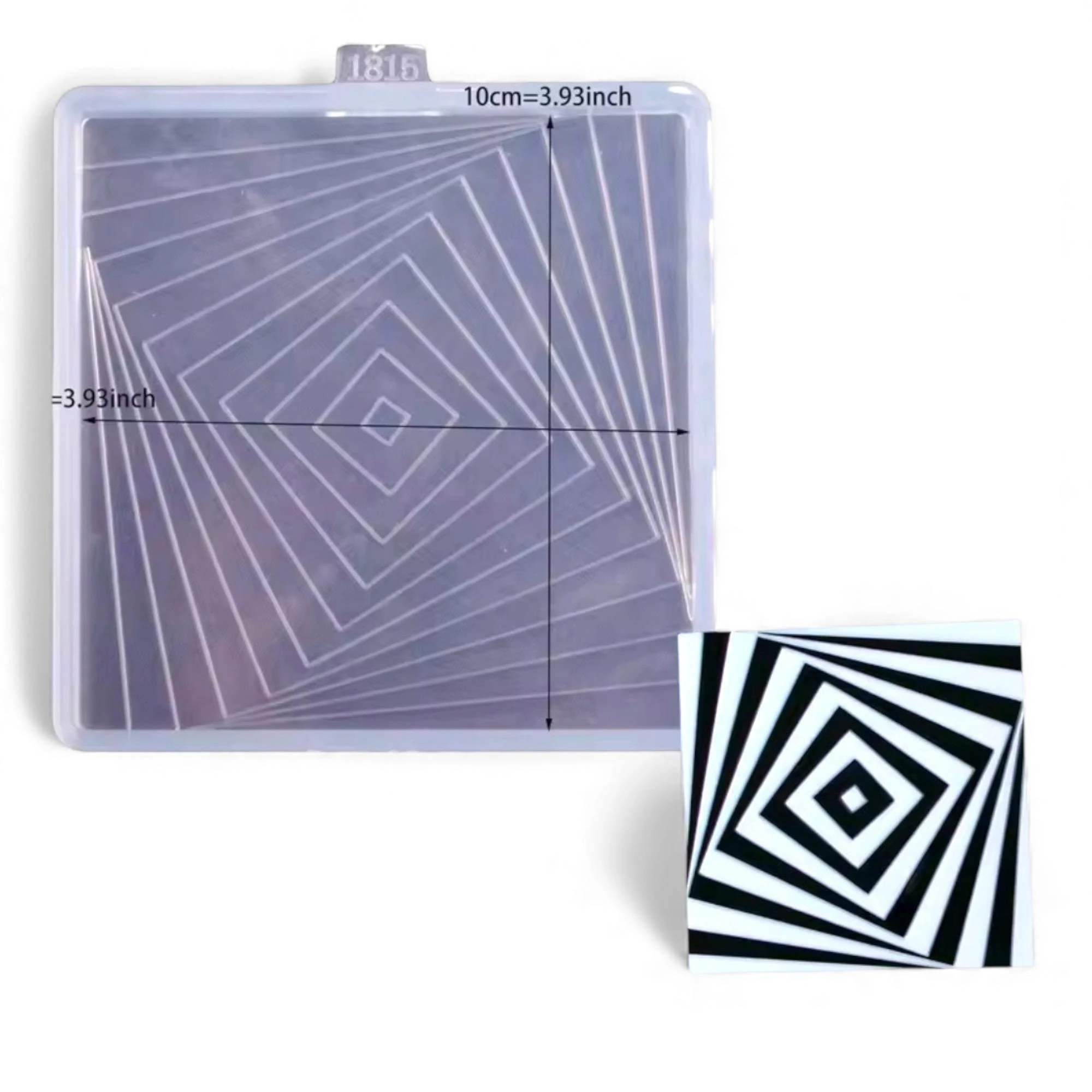 Stonechem 3 Boyutlu Kare Bardak Altlığı