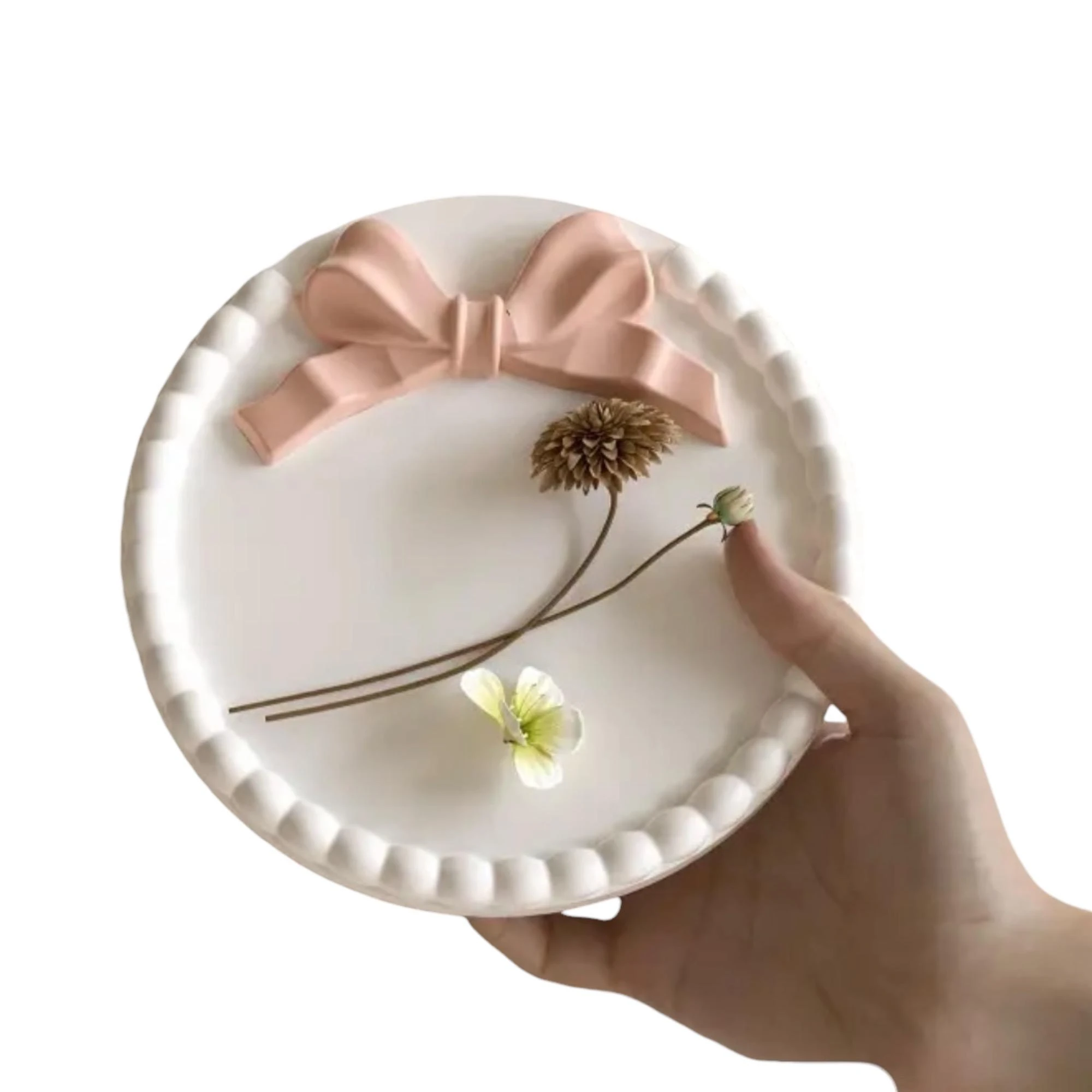 Yuvarlak Fiyonk Detaylı Silikon Kalıp