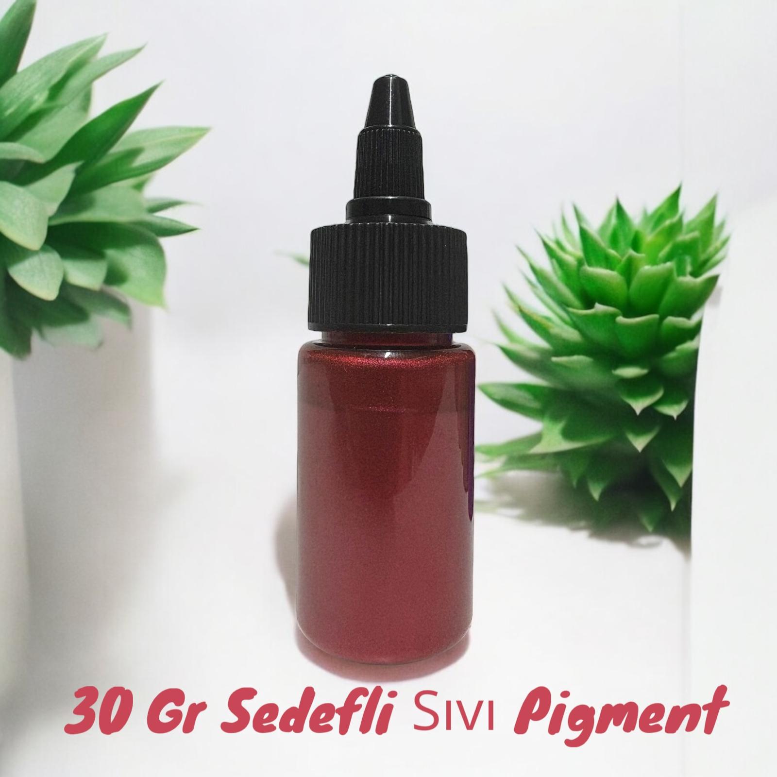 Epoksi Bazlı KIRMIZI Parlak Sıvı Sedefli Pigment Hobi,Sanat,Ahşap,Magnet