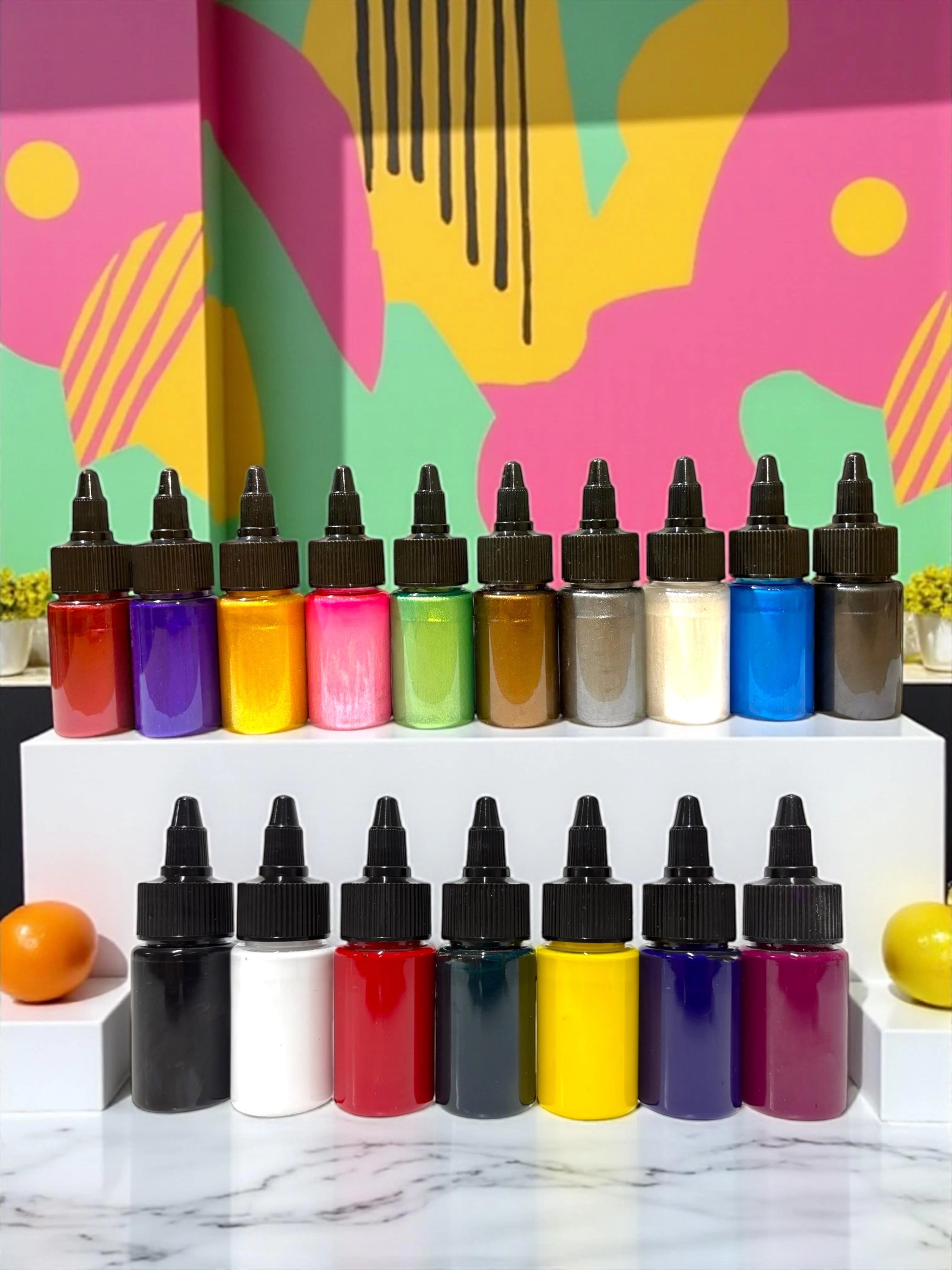 Epoksi Bazlı Opak,Transparan ve Sedefli Pigment Seti Bütün Renkler
