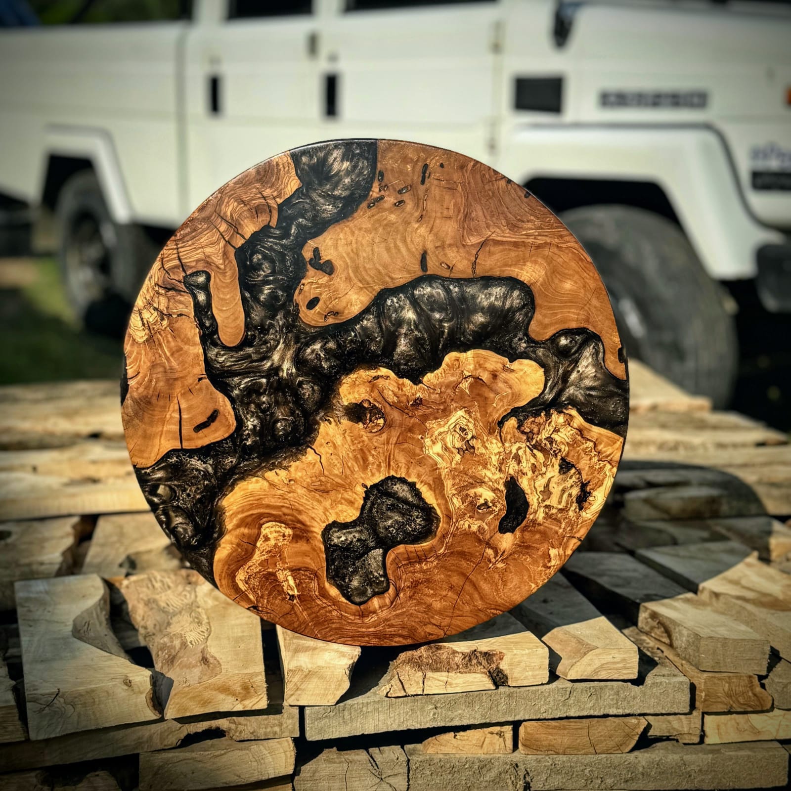 WoodPox Ahşap Şeffaf Epoksi Reçine – 15 kg (Yüksek Döküm, 3 cm)