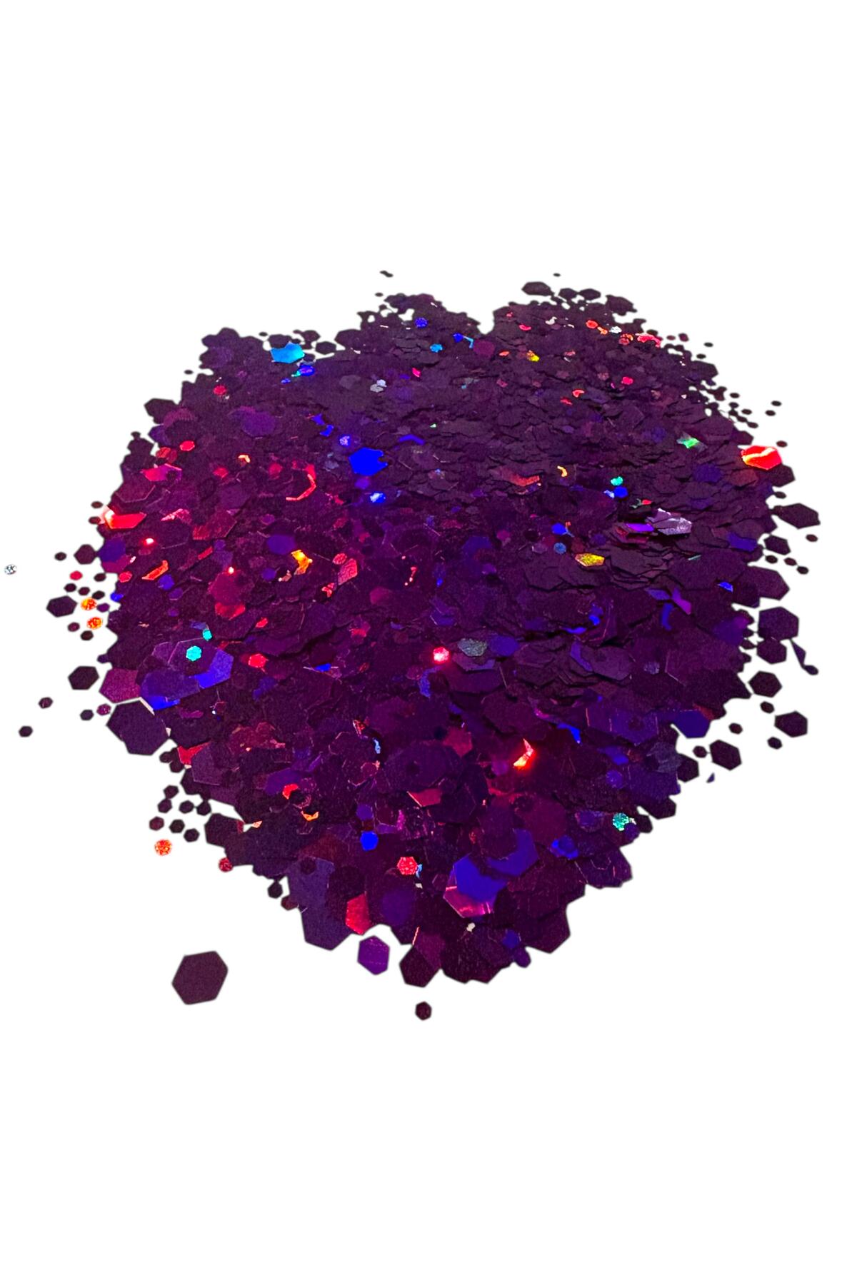 Hologramlı Fuşya Glitter – 5 gr
