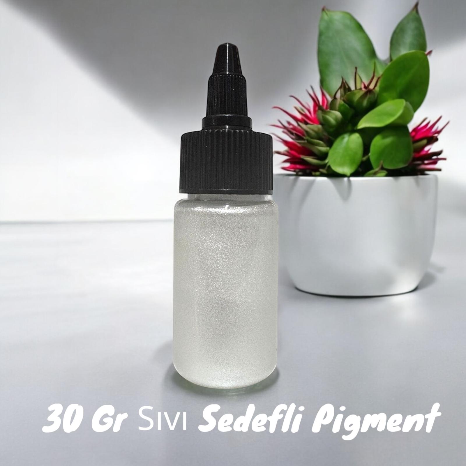 Epoksi Bazlı BEYAZ Parlak SIVI Sedefli Pigment 30 Gr Hobi,Sanat,Ahşap,Magnet