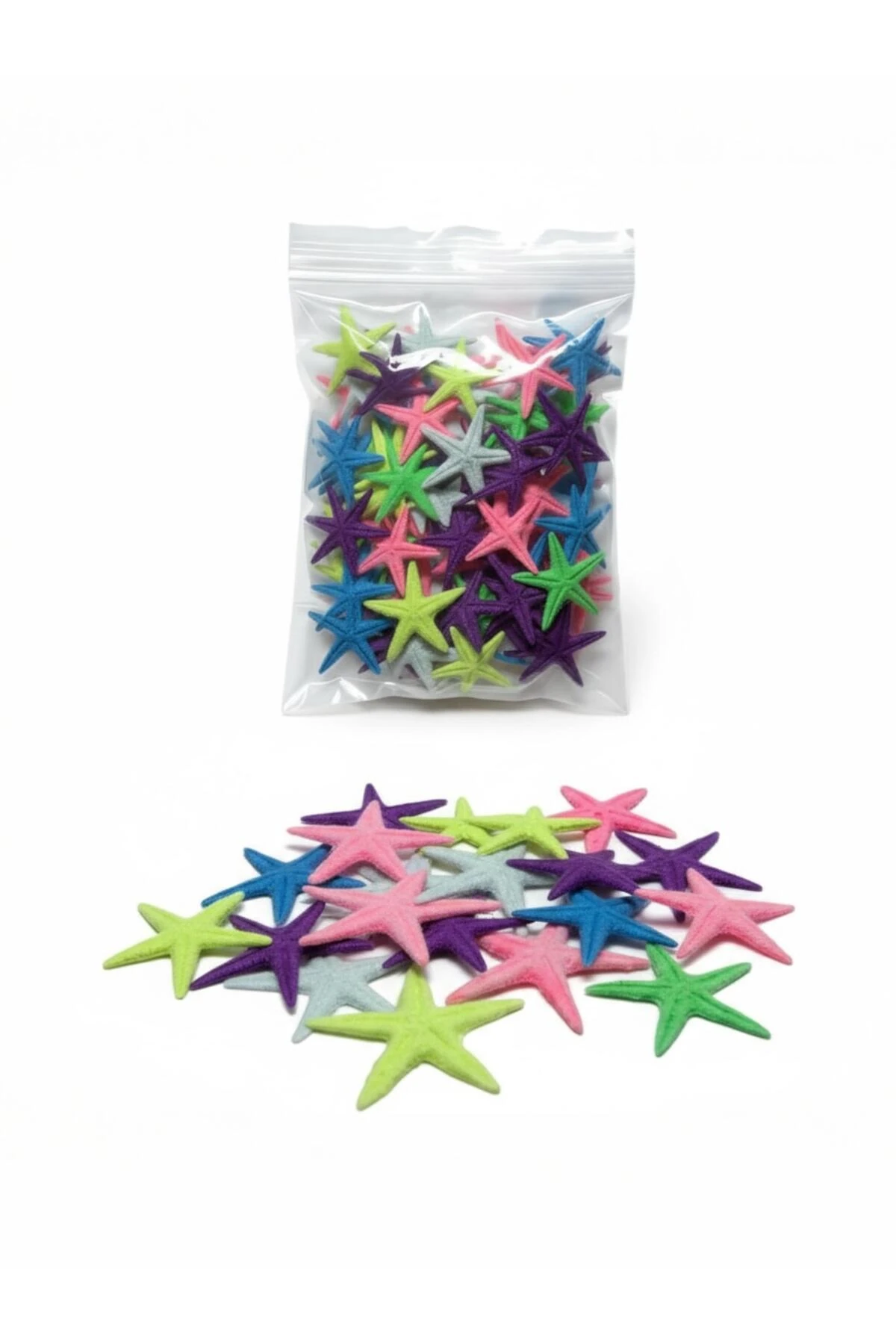 Karışık Renk Deniz Yıldızı – 50 Adet