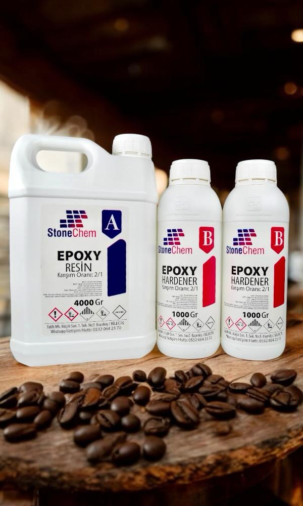 STONECHEM STONEMIX Hobby Epoxy Reçine/ Ultra Şefaf Stonechem Epoksi Reçine 6 KG.