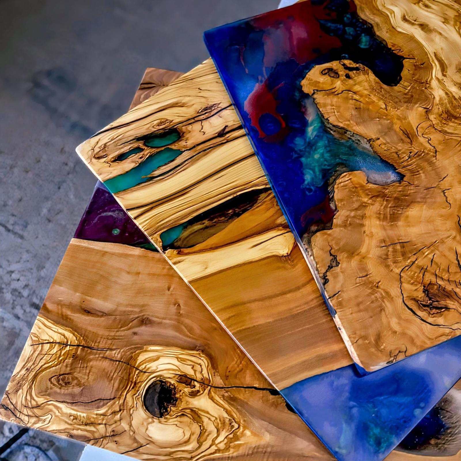 Ultra Şeffaf Epoksi Reçine – 3 kg (Hobi, Sanat, Tepsi, Magnet, Ahşap İçin)