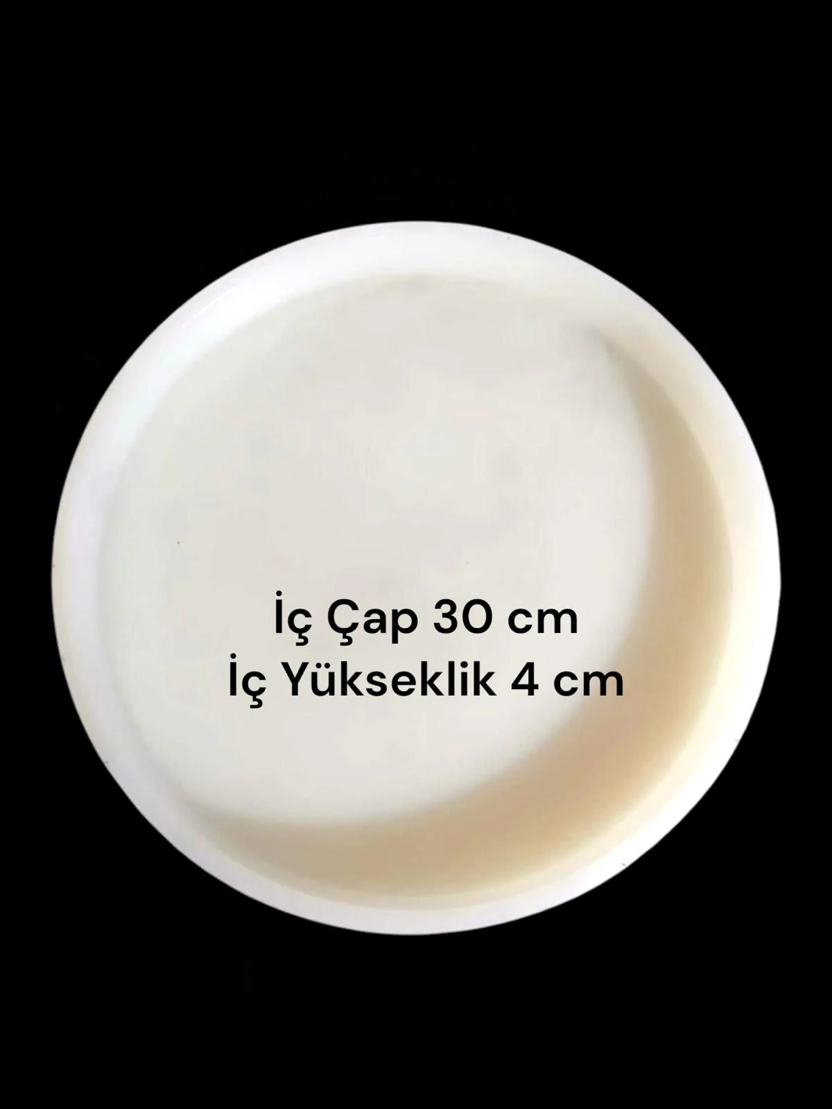 30 cm Çap + 4 cm Yükseklik + 1 cm Et Kalınlığı Saat&Sehpa&Tepsi Yapımı İçin