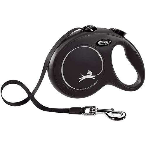 Flexi Black Design L Beden Siyah5MT Şerit Tasma