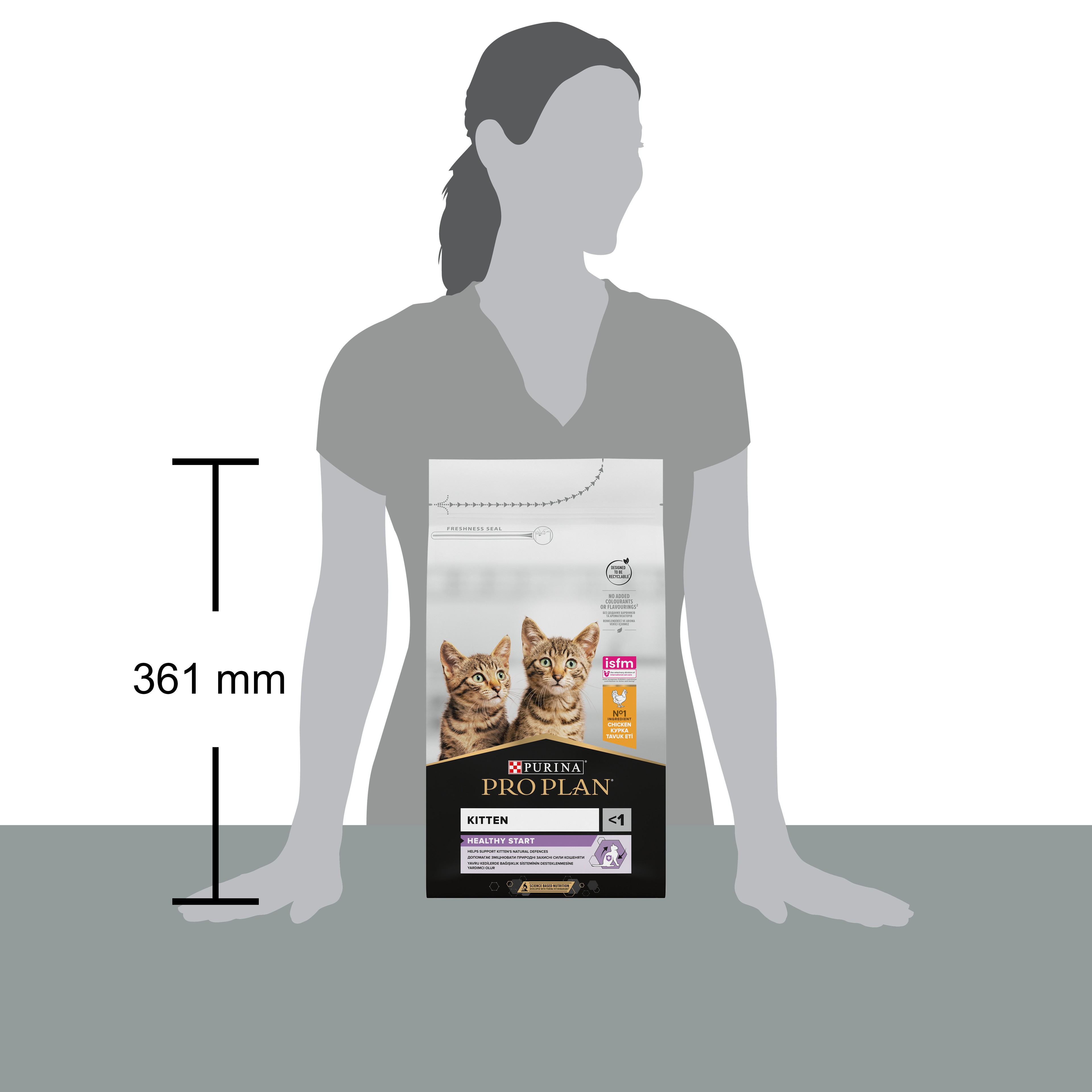 Pro Plan Kitten Tavuklu ve Pirinçli Yavru Kedi Maması 1,5kg