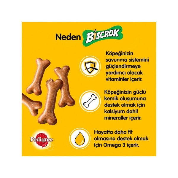 Biscrok Multi Mix Köpek Ödül Bisküvisi 500 gr X 6 Adet