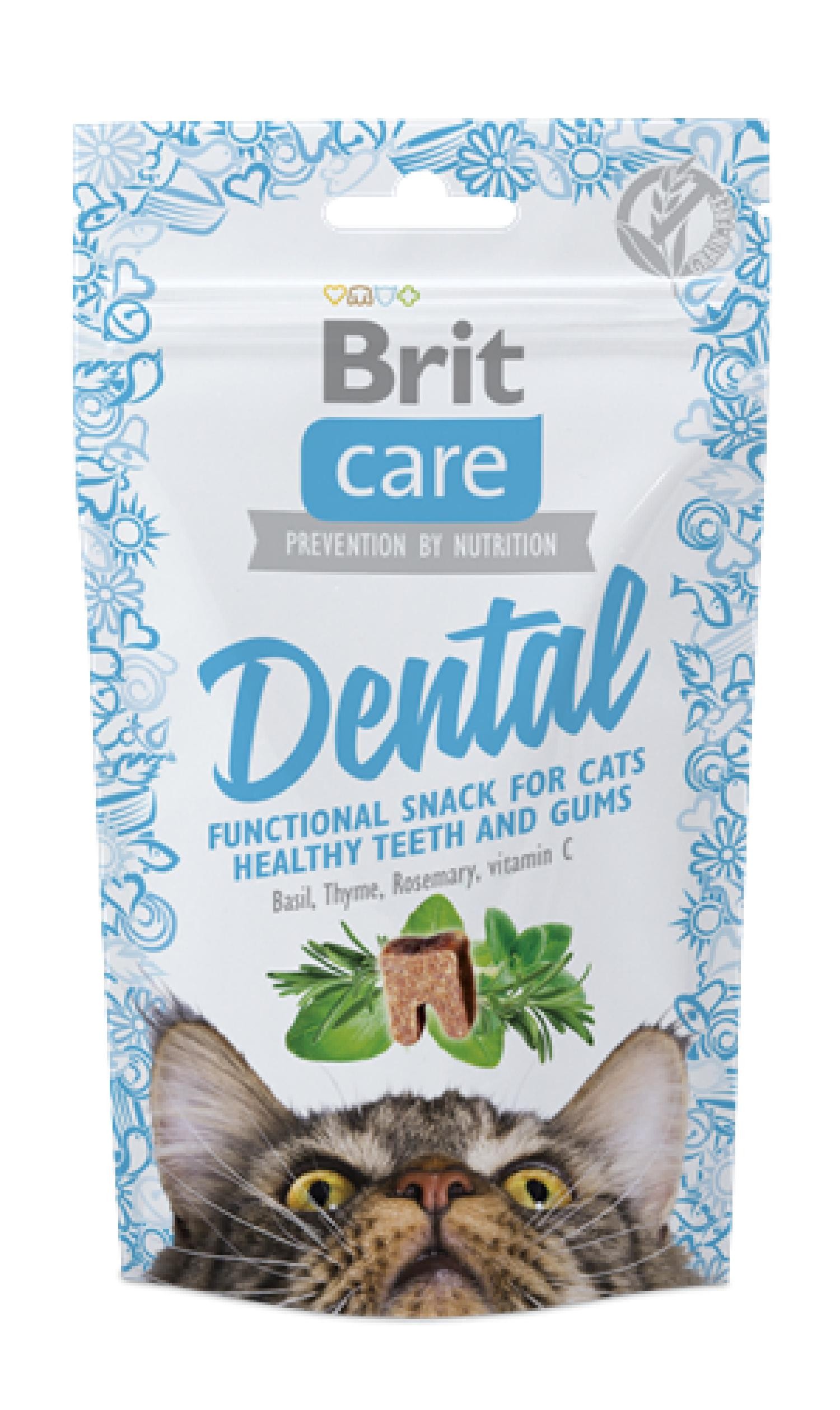 Brit Care Sağlıklı Dişler Ve Diş Etleri İçin, Tahılsız, Fonksiyonel Kedi Ödülü 50 gr