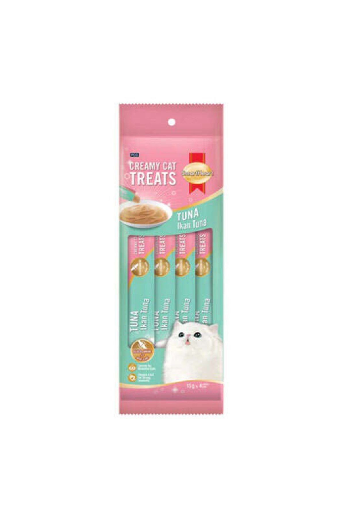 Smart Heart Ton Balıklı Krema Kedi Ödülü 4x15 gr