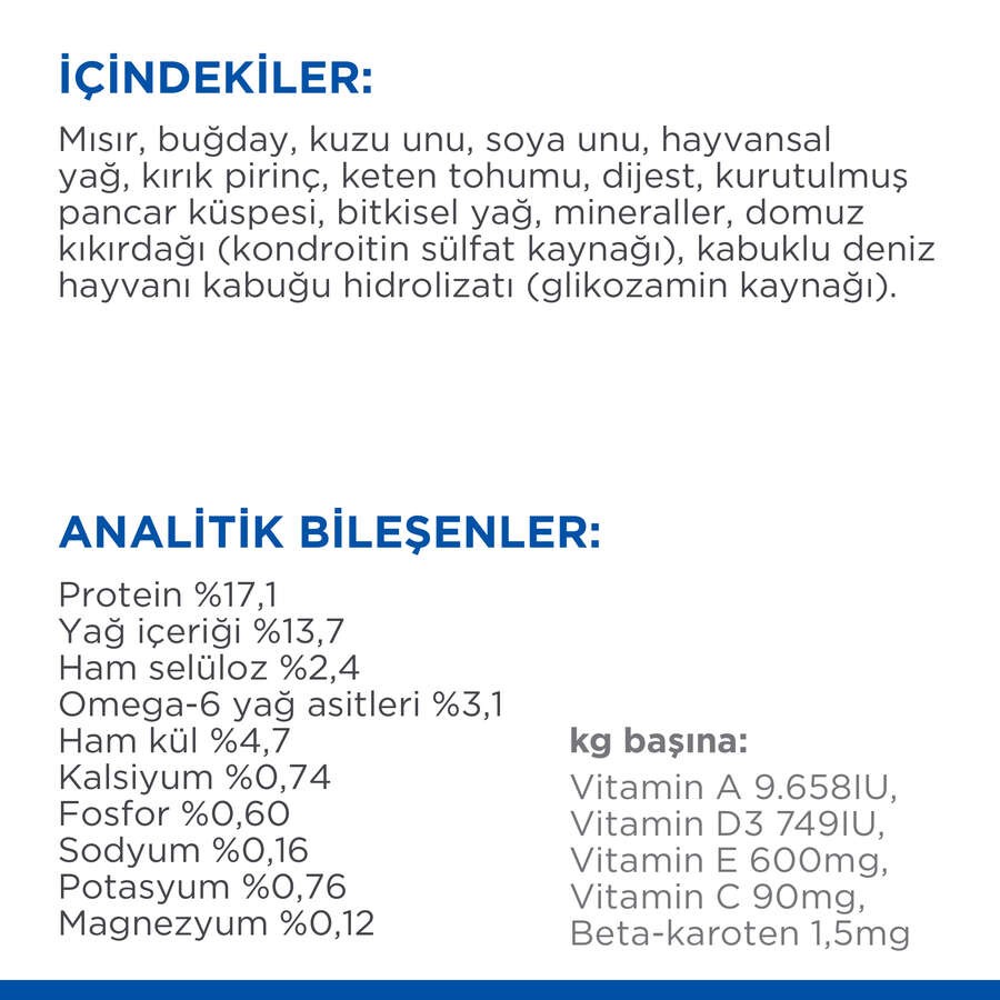 Hill's SP Kuzulu ve Pirinçli Orta Irk +7 Yaşlı Köpek Maması 14KG