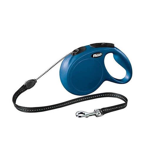 Flexi New Classic XS Beden Mavi 3MT İpli Tasma