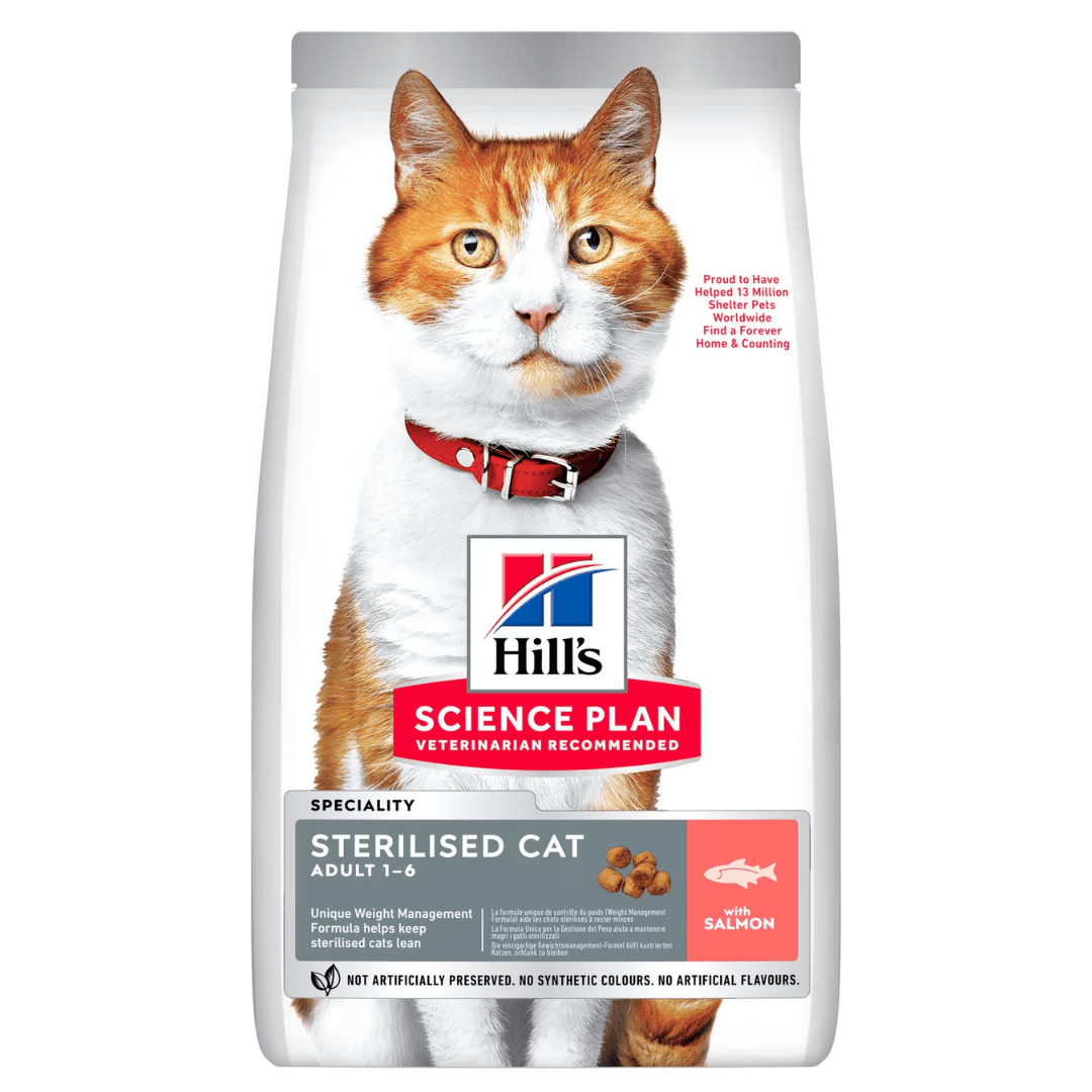 Hill's SP Somon Kısırlaştırılmış Yetişkin Kedi Maması 10 KG