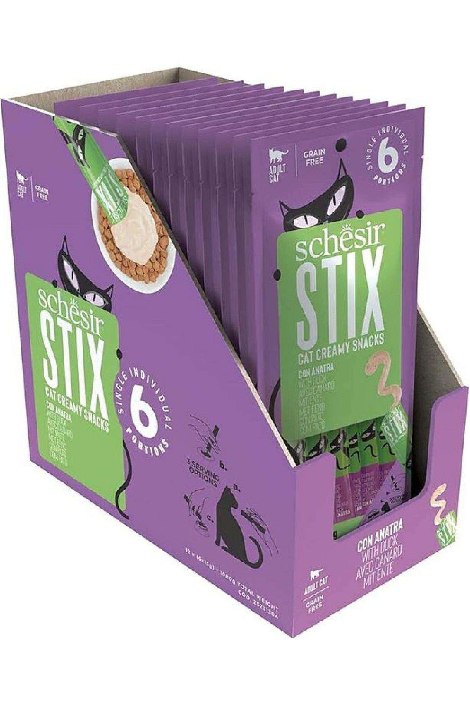 Schesir Stix Ördekli Krem Ödül Maması 12x6x15g