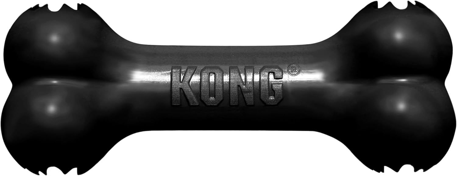 KONG Extreme Goodie Bone Kemik Şeklinde Çok Amaçlı Köpek Oyuncağı Ultra Sert L