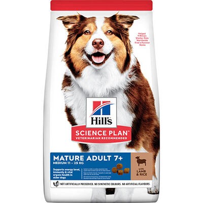 Hill's SP Kuzulu ve Pirinçli Orta Irk +7 Yaşlı Köpek Maması 2.5KG