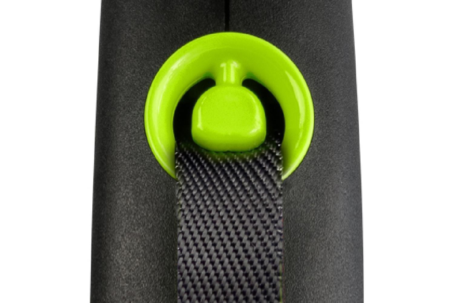 Flexi Black Design S Beden 5MT Şerit Tasma - Yeşil