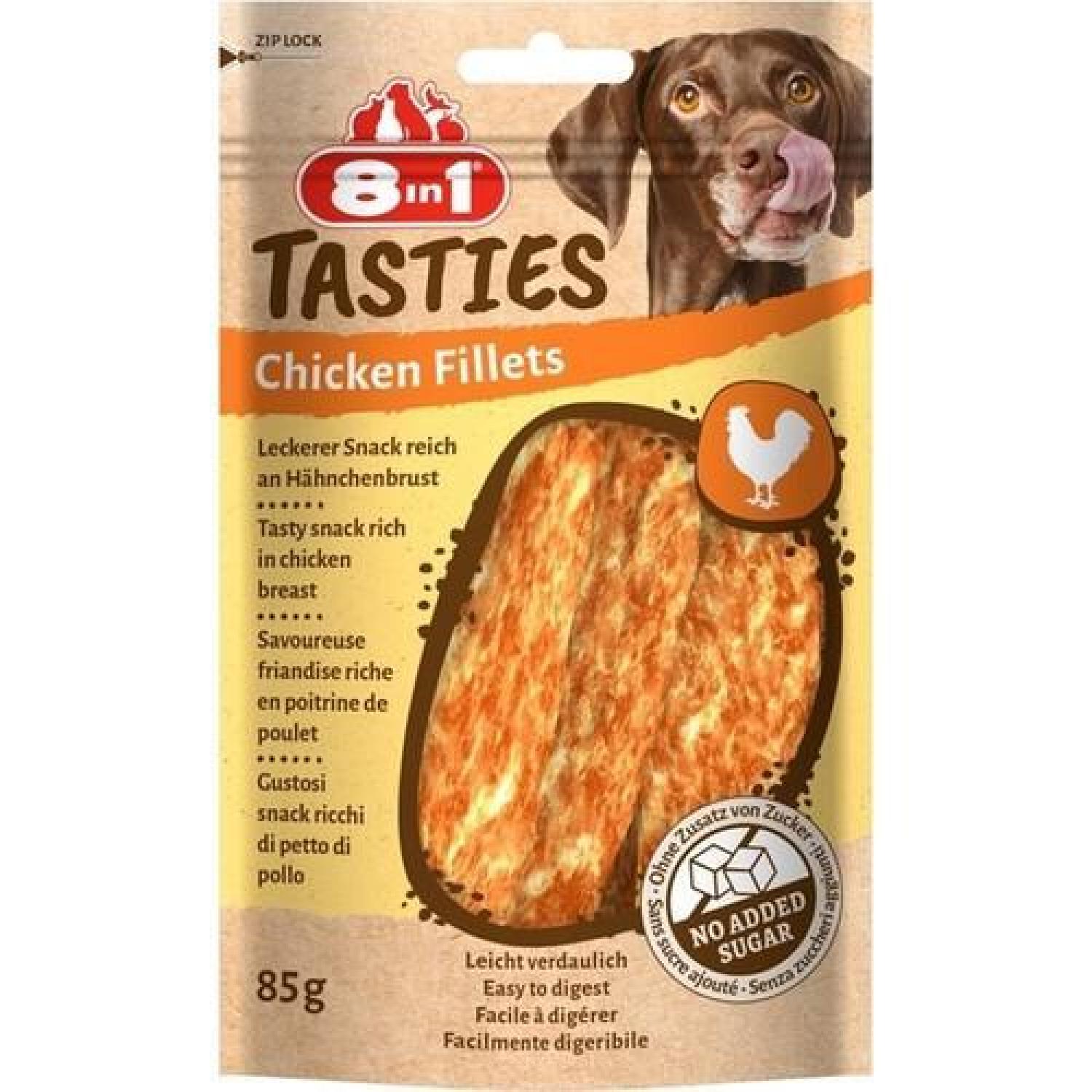 8IN1 Tasties Fileto Köpek Ödül Maması -Tavuklu - 85GR