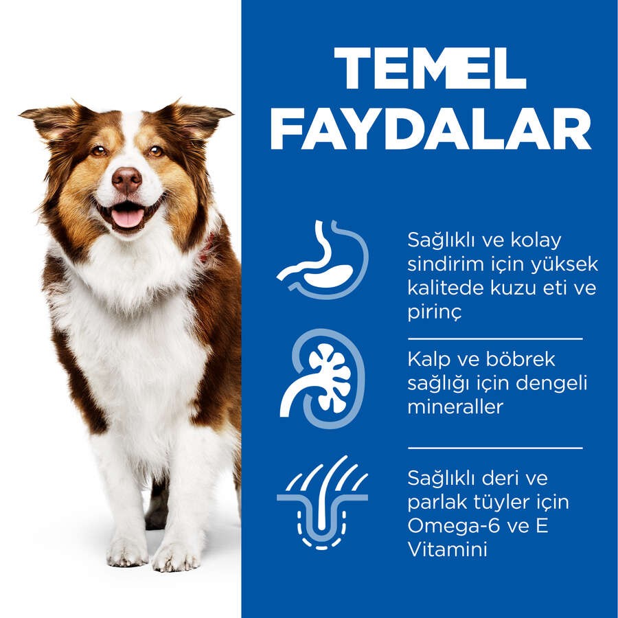 Hill's SP Kuzulu ve Pirinçli Orta Irk +7 Yaşlı Köpek Maması 14KG