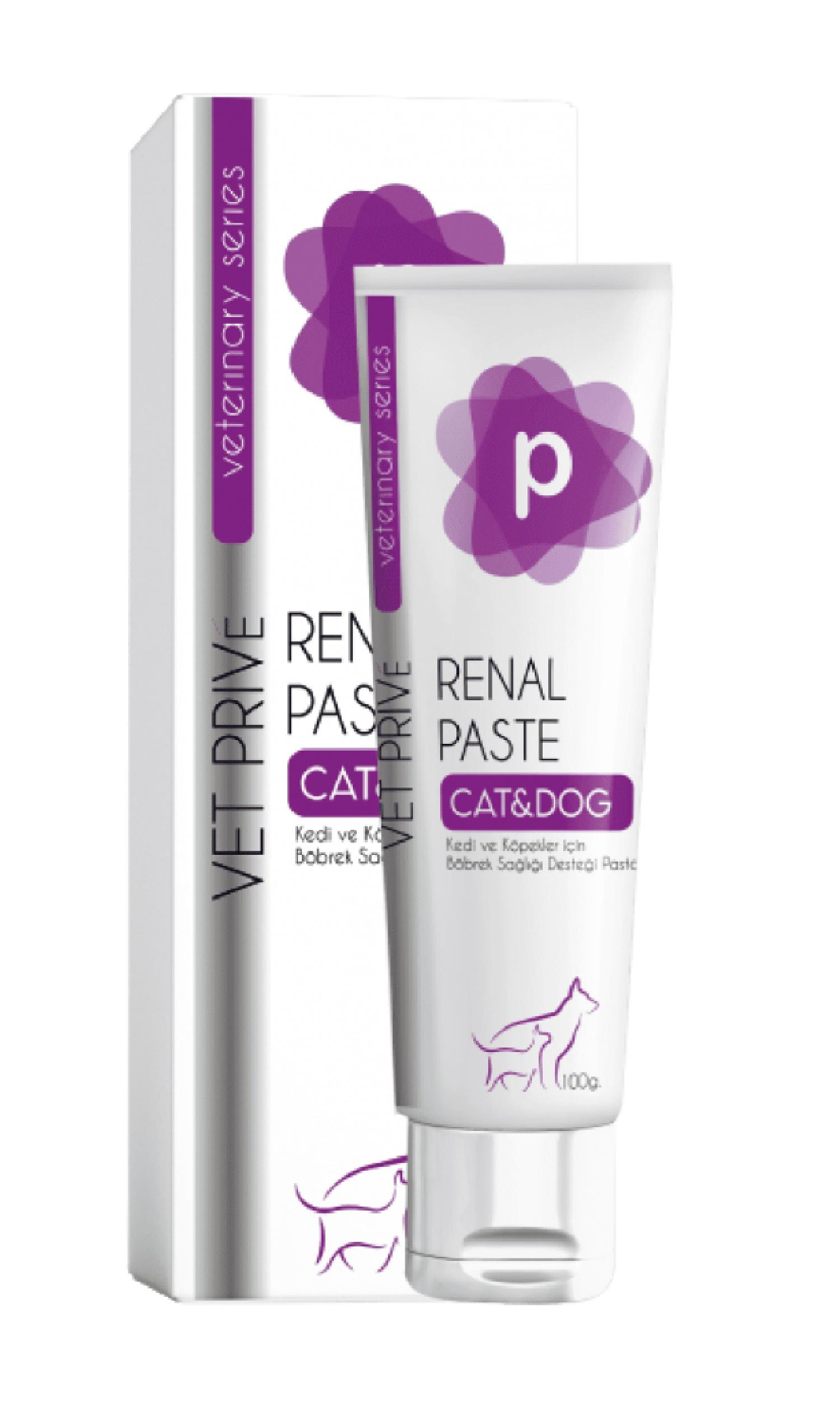 Vet Prive Renal Paste / Böbrek Sağılığı Desteği Pasta 100 Gr