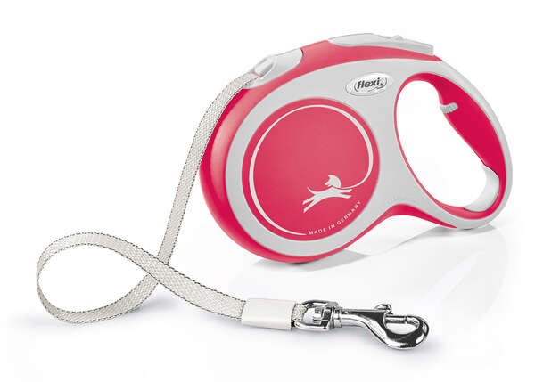 Flexi New Comfort L Beden Kırmızı 5MT Şerit Tasma