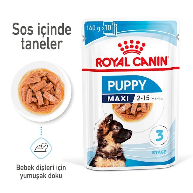 Royal Canin Büyük Irklar için Yavru Yaş Köpek Maması 140g