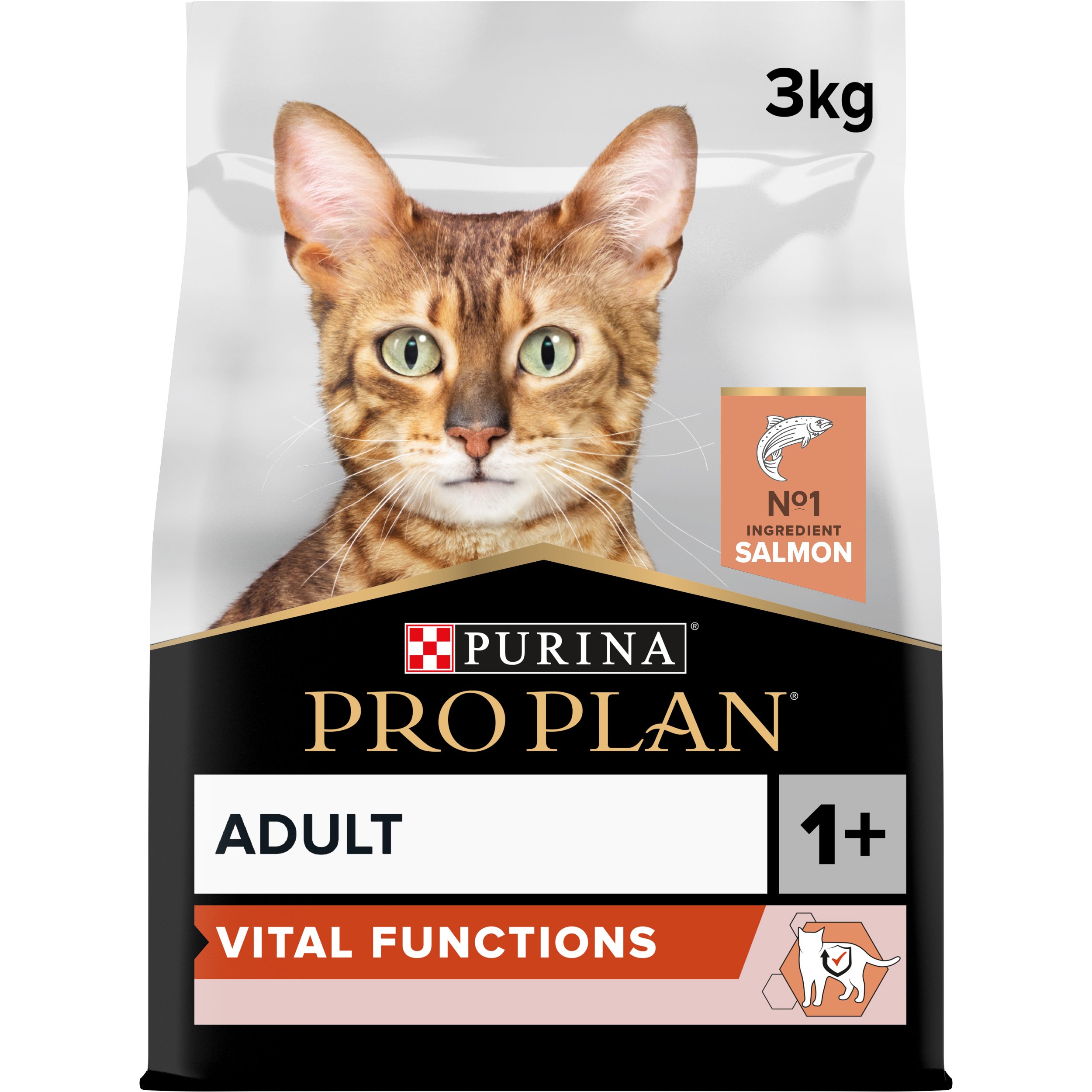 Pro Plan Somonlu ve Pirinçli Yetişkin Kedi Maması 3kg