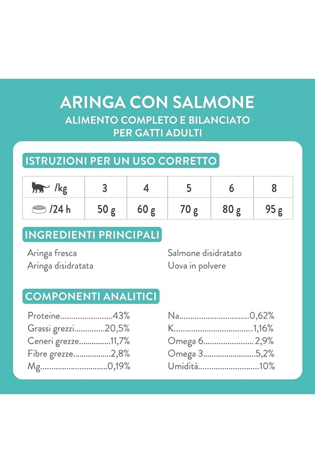Born Carnivore Somonlu Ve Ringa Balıklı Yetişkin Kedi Maması 1,25kg