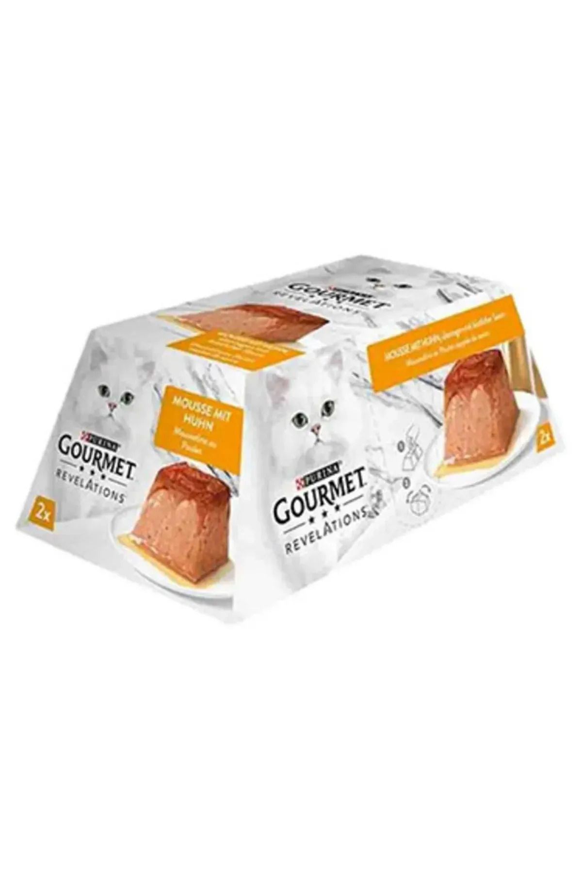 Revelations Mousse Tavuklu Sosla Kaplı Lezzet Kedi Ödül Yaşmama 2x57 Gr 114 Gr X 2 Paket