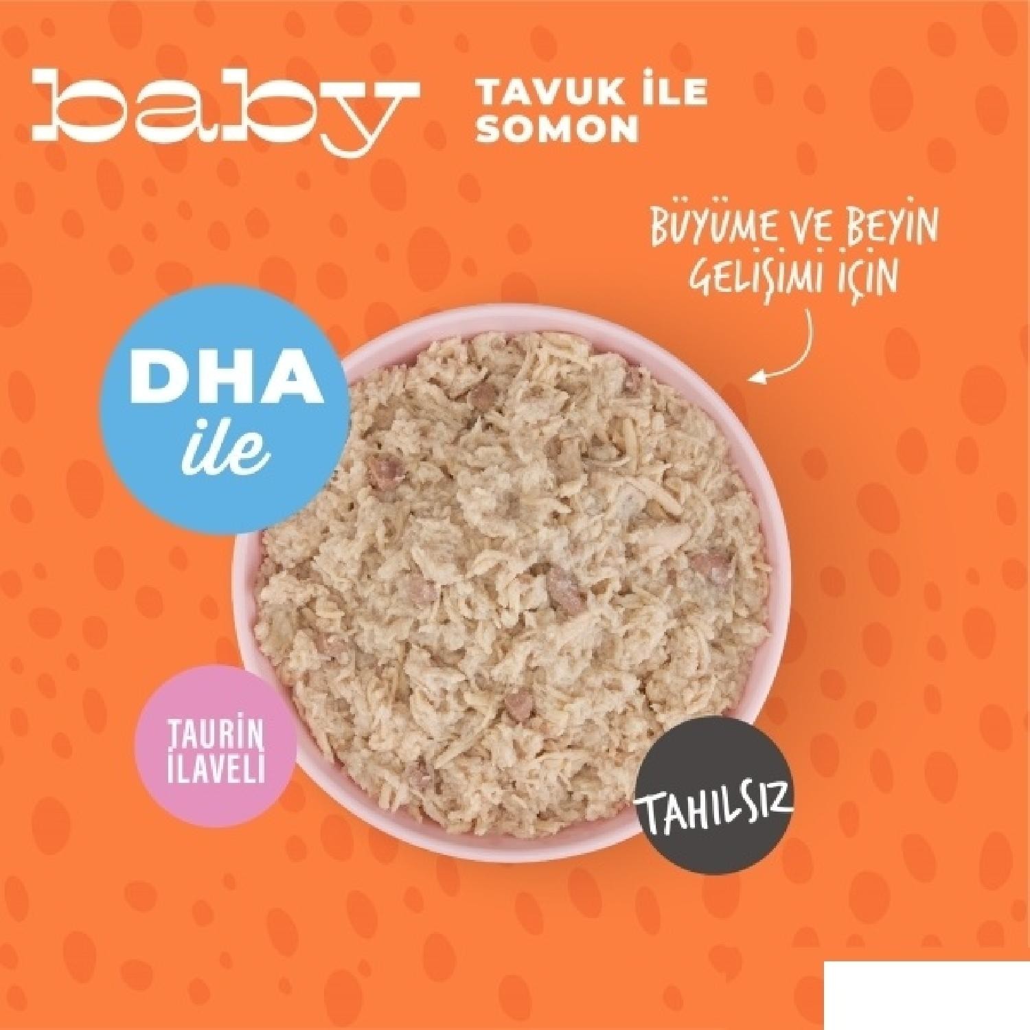 Schesir Baby Tavuk ile Somon Mus Konserve 70g