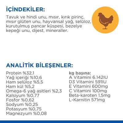 Hill's SP Light Tavuklu Yetişkin Kedi Maması 1.5KG