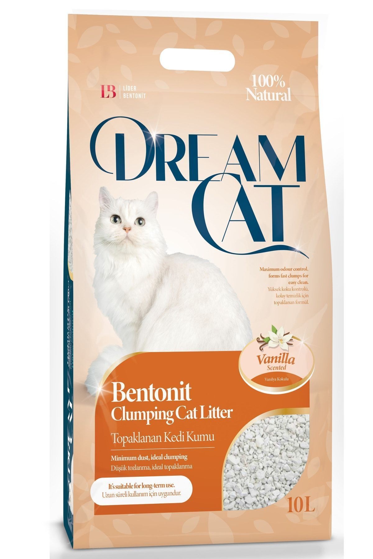 Vanilla Bentonit Kedi Kumu 10 Lt.