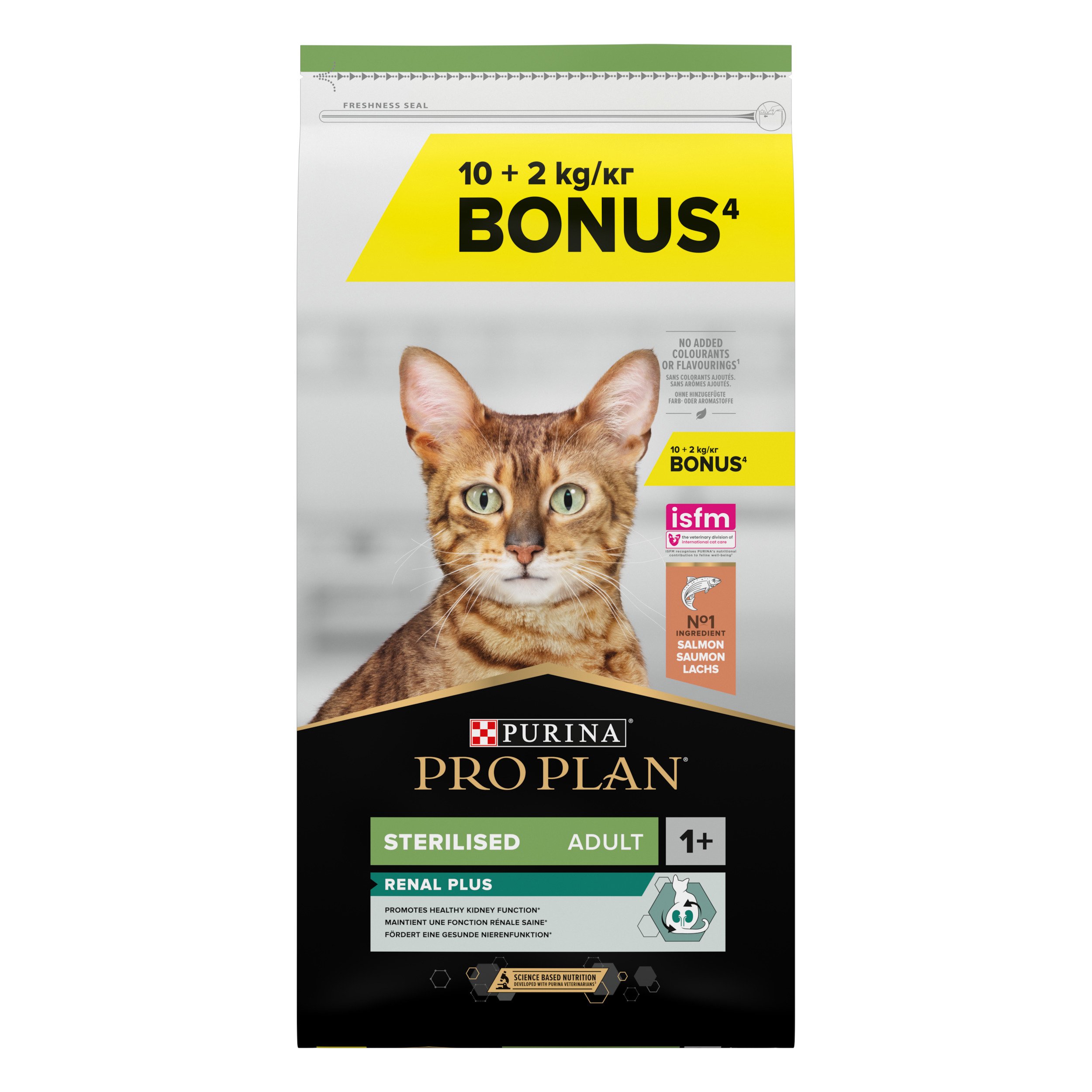 Pro Plan Sterilised Somonlu Kısırlaştırılmış Yetişkin Kedi Maması 10 kg + 2 kg HEDİYE!