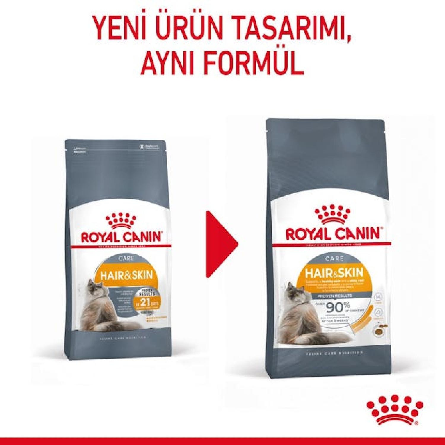 Royal Canin Hair&Skin Tüy ve Deri Sağlığı için Kuru Kedi Maması 2kg