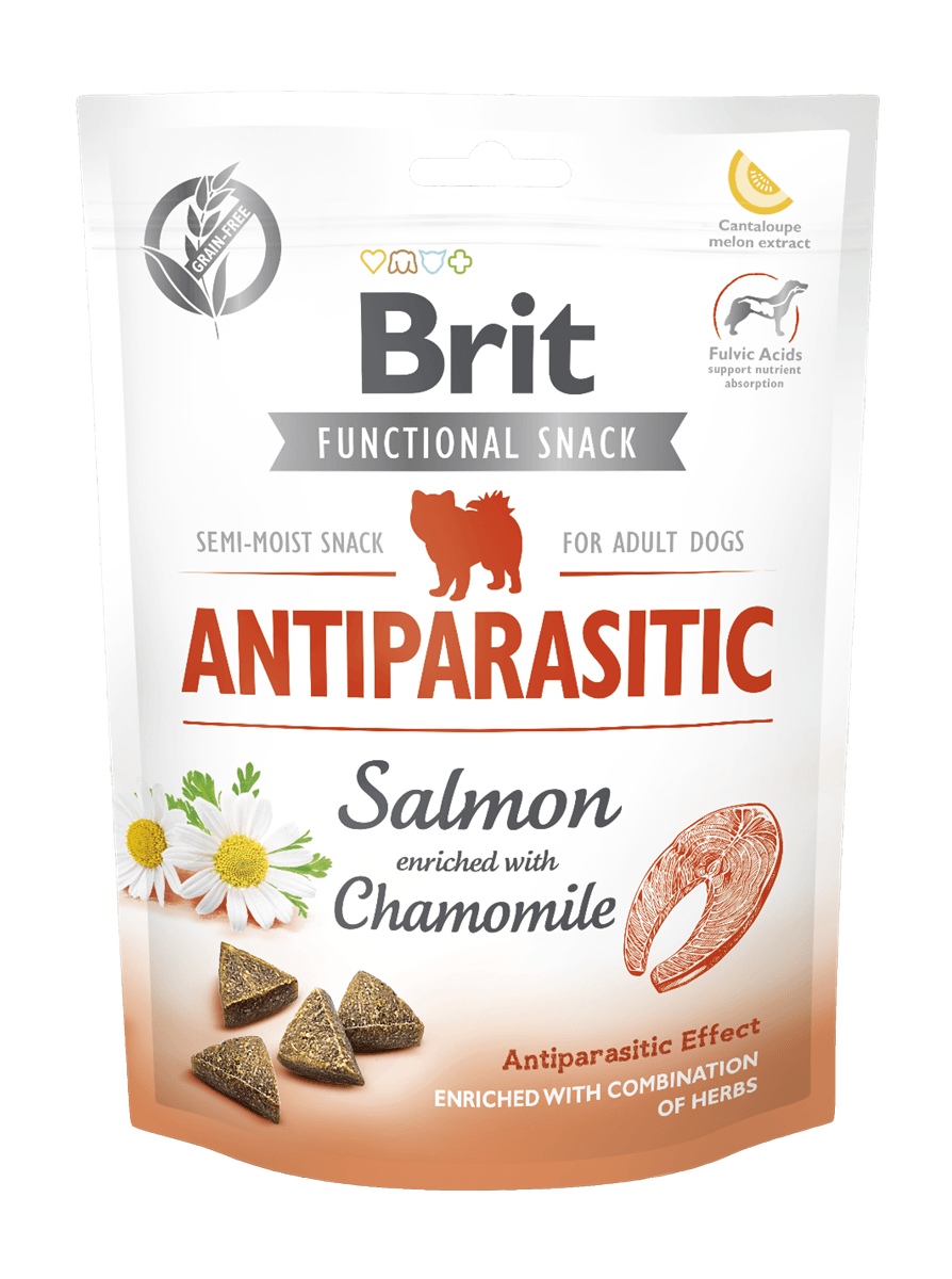Brit Care Parazit Önlemek İçin, Tahılsız, Somon Balıklı Ve Papatyalı, Fonksiyonel Yetişkin Köpek Ödülü 150 gr