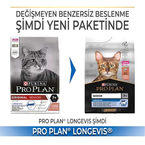 PRO PLAN Senior Cat Salmon 3kg