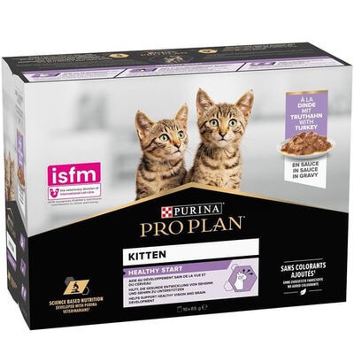 Pro Plan Pouch Sos İçinde Hindili Yavru Kedi Konservesi 85gr (10'lu)