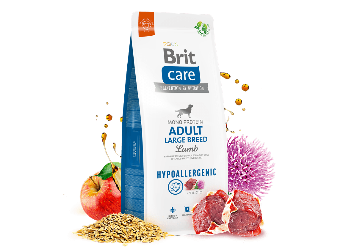 Brit Care Yetişkin Köpekler İçin, Tek Proteinli, Hipoalerjenik, Kuzu Etli Kuru Mama 12 kg
