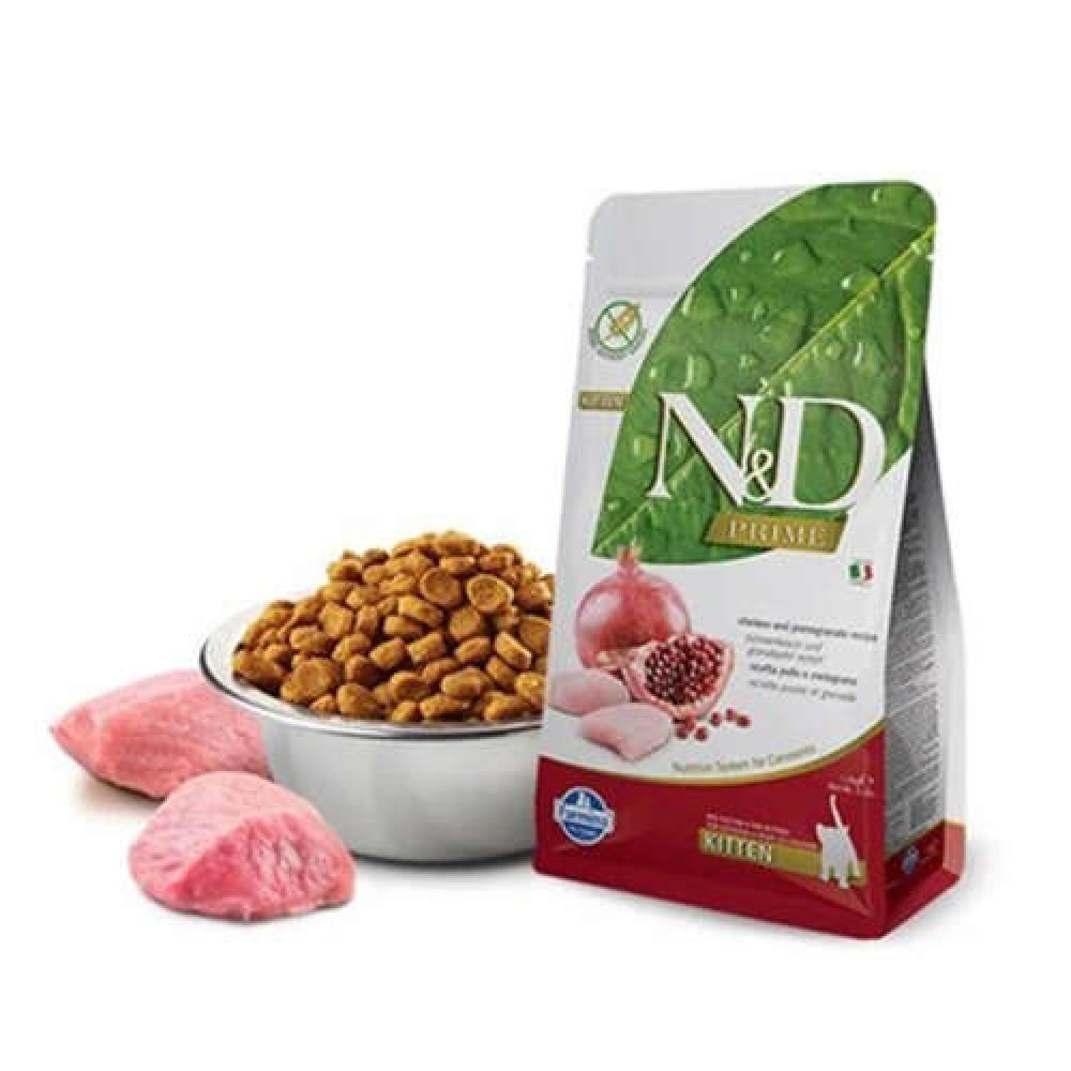 N&D Prime Tavuklu ve Narlı Tahılsız Yavru Kedi Maması 10kg