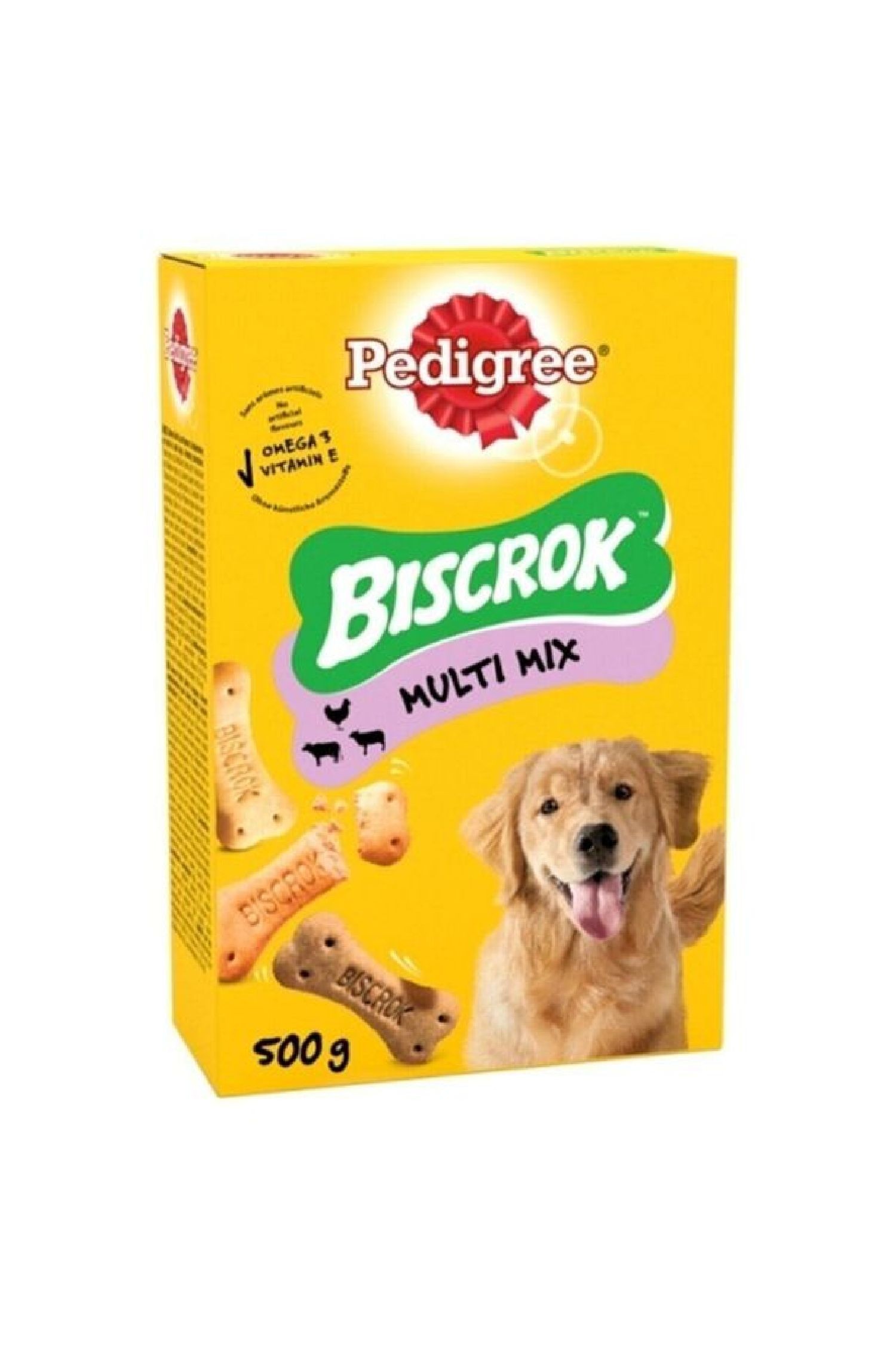 Biscrok Multi Mix Köpek Ödül Bisküvisi 500 gr 12 Adet