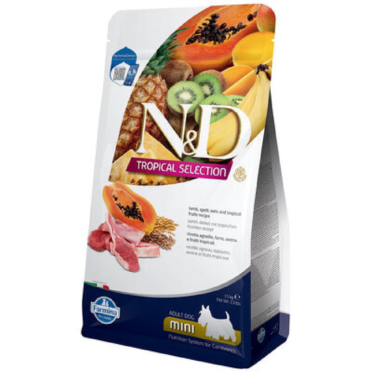 N&D DOG TROPICAL SELECTION LAMB ADULT MINI 1,5 kg